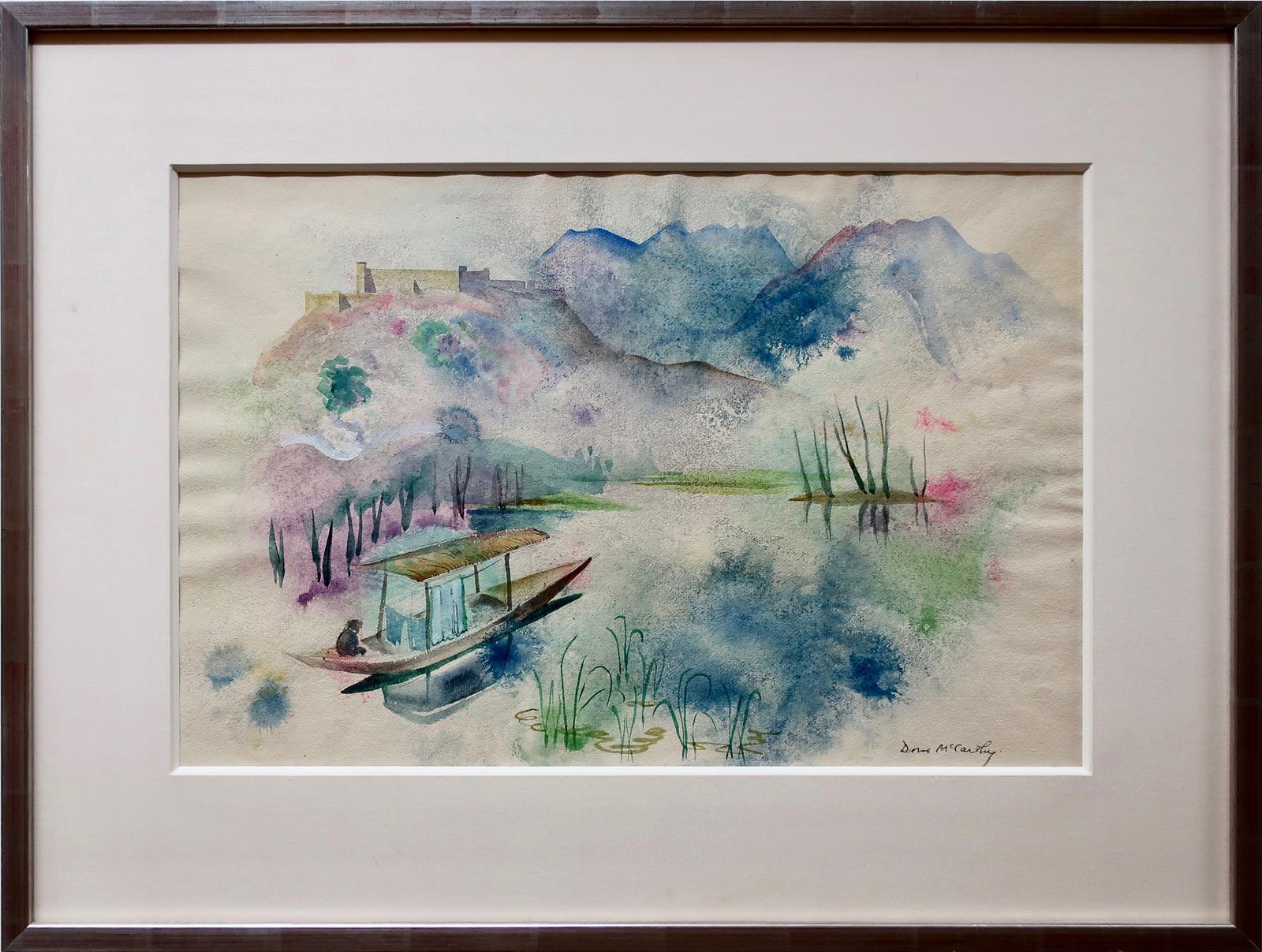 Doris Jean McCarthy (1910-2010) - Dhal Lake, Kashmir (Indian Temples Series - 1961)