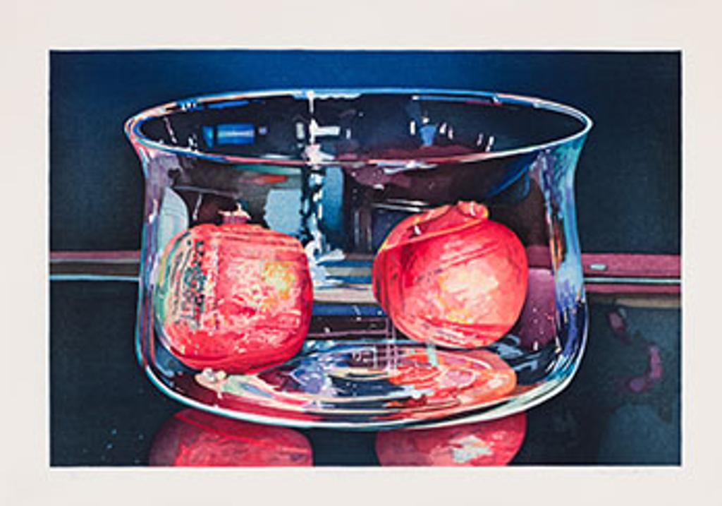 Mary Frances West Pratt (1935-2018) - Pomegranates in a Dark Room