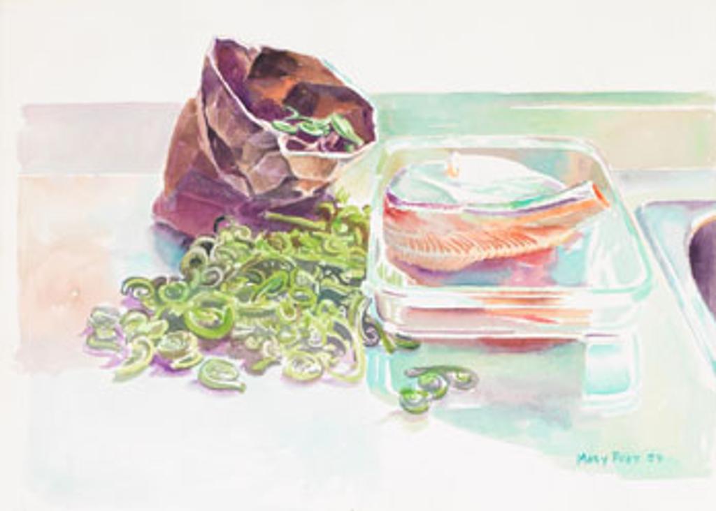 Mary Frances West Pratt (1935-2018) - Fiddleheads and Frozen Salmon