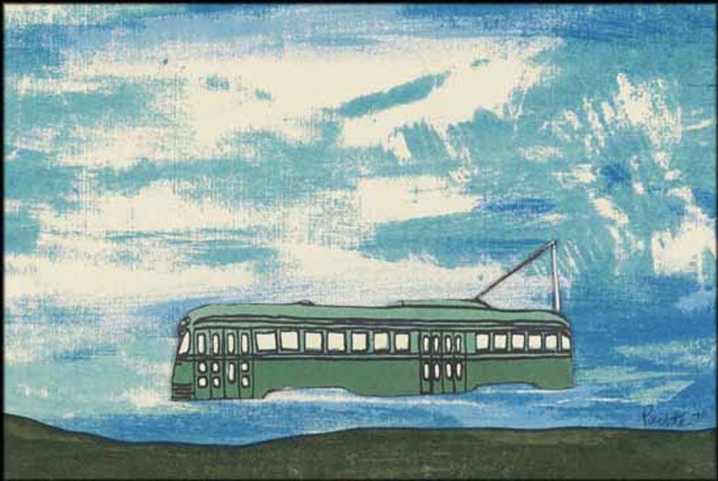 Charles Pachter (1942) - Flying Streetcar