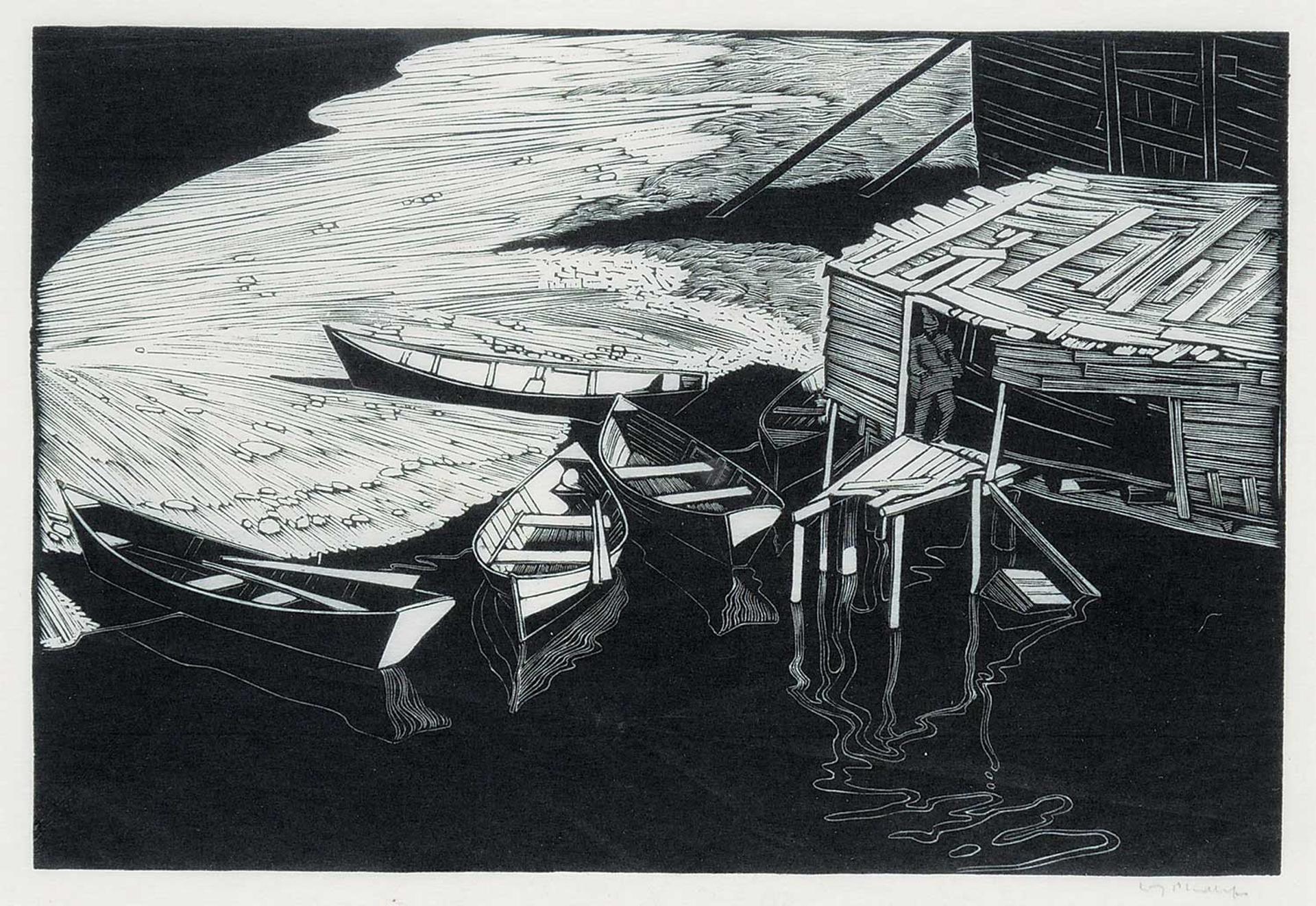 Walter Joseph (W.J.) Phillips (1884-1963) - Snake Island, Lake Winnipeg