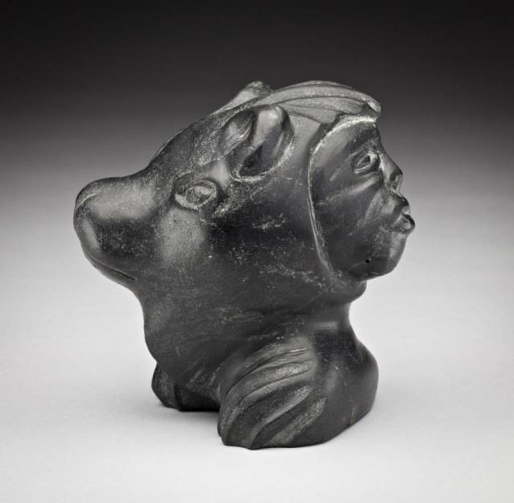 Thomas Sivuraq (1941-1991) - Janus-Face (Wolf/Shaman), late 1980s