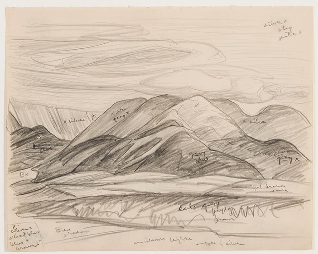 Lawren Stewart Harris (1885-1970) - White Mountains, New Hampshire (from Sugar Loaf), Book 3 - 7