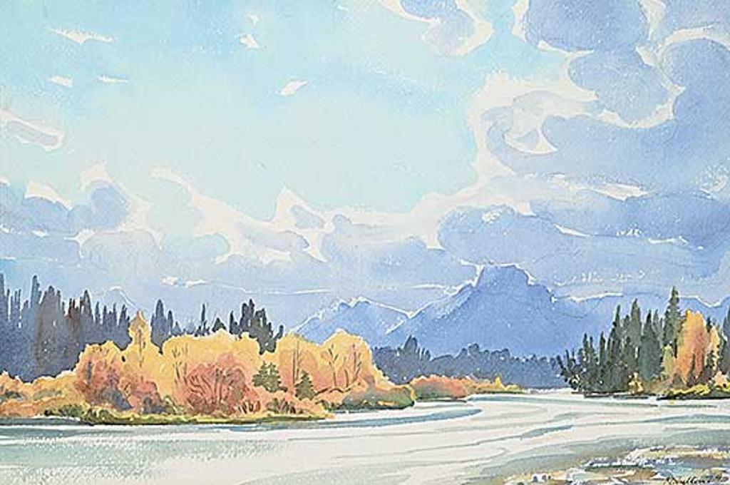 Margaret Dorothy Shelton (1915-1984) - Kananaskis River from Ribbon Creek