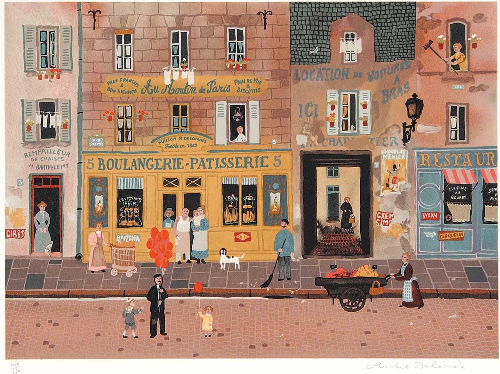 Michel Delacroix (1933) - Untitled - Boulangerie Patissirie  #100/150