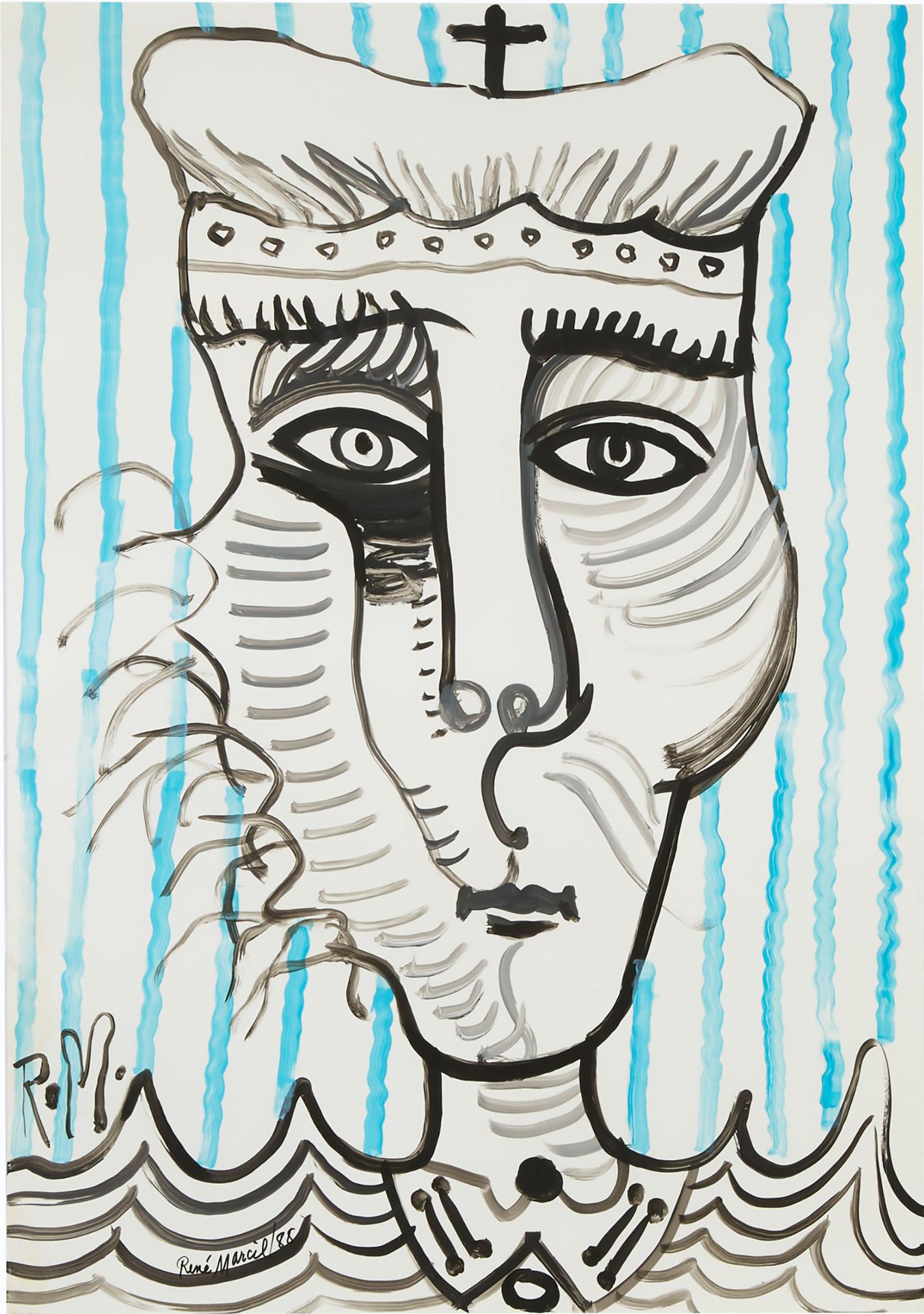 René Marcil (1917-1993) - Untitled, 1988