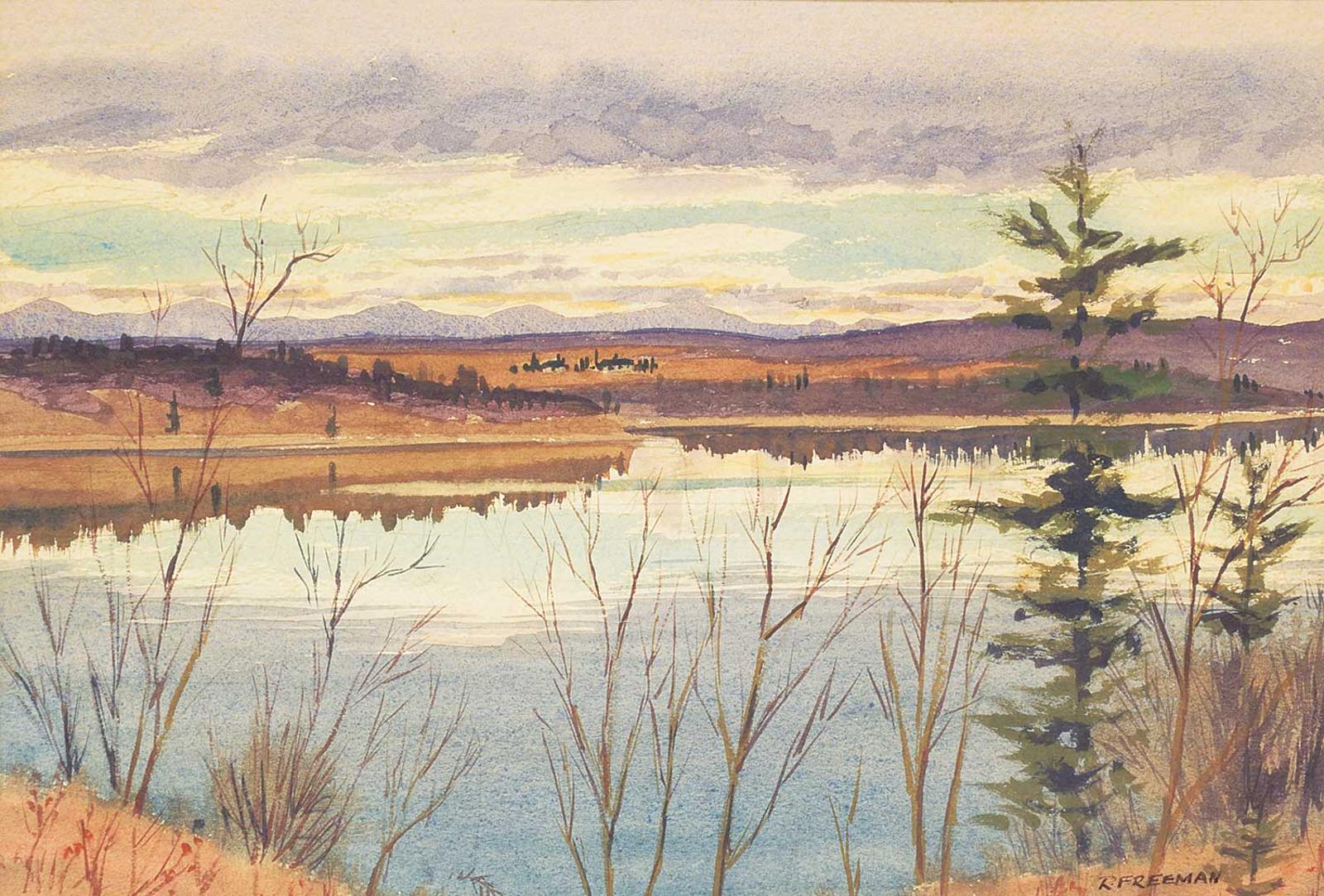 Richard (Dick) Audley Freeman (1932-1991) - Untitled - Foothills Lake