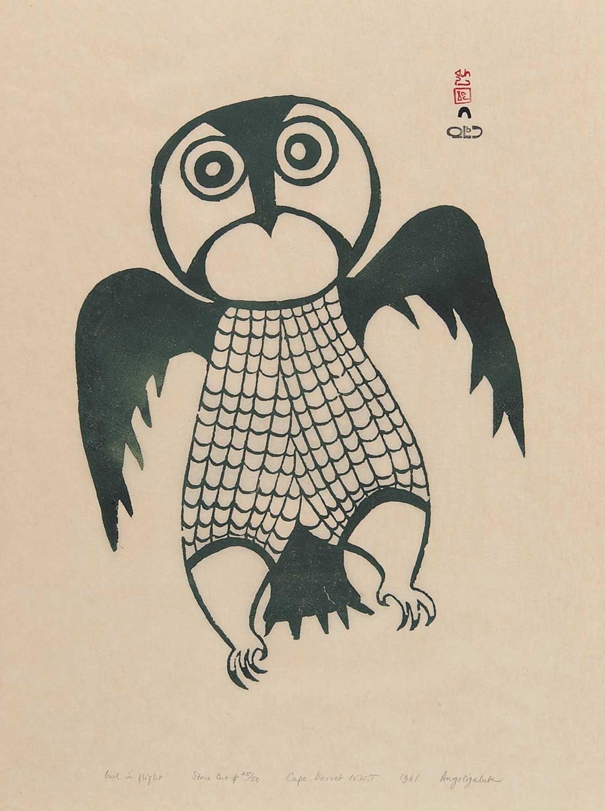 Teevee - Owl in Flight #25/50
