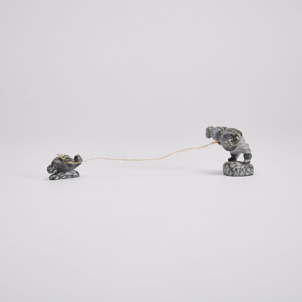 Simiuni Taqulialu Arnamissa (1931-1987) - Man Pulling Seal