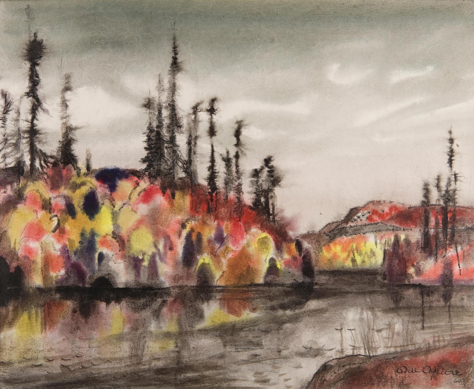 William (Will) Abernethy Ogilvie (1901-1989) - Autumn Algonquin Park