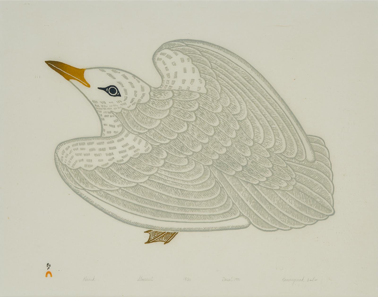 Kananginak Pootoogook (1935-2010) - Kanik