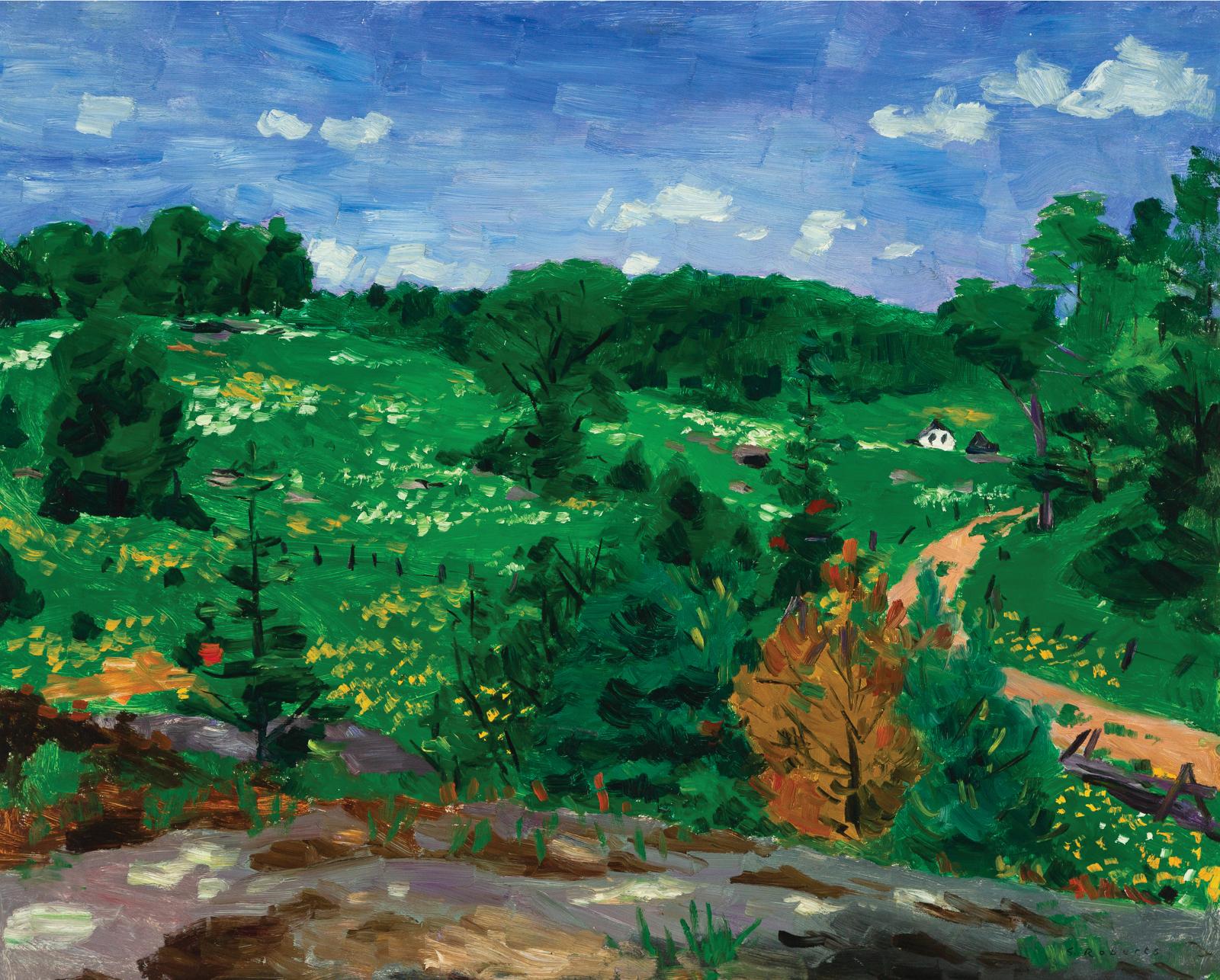 William Goodridge Roberts (1921-2001) - Farmhouse In Summer