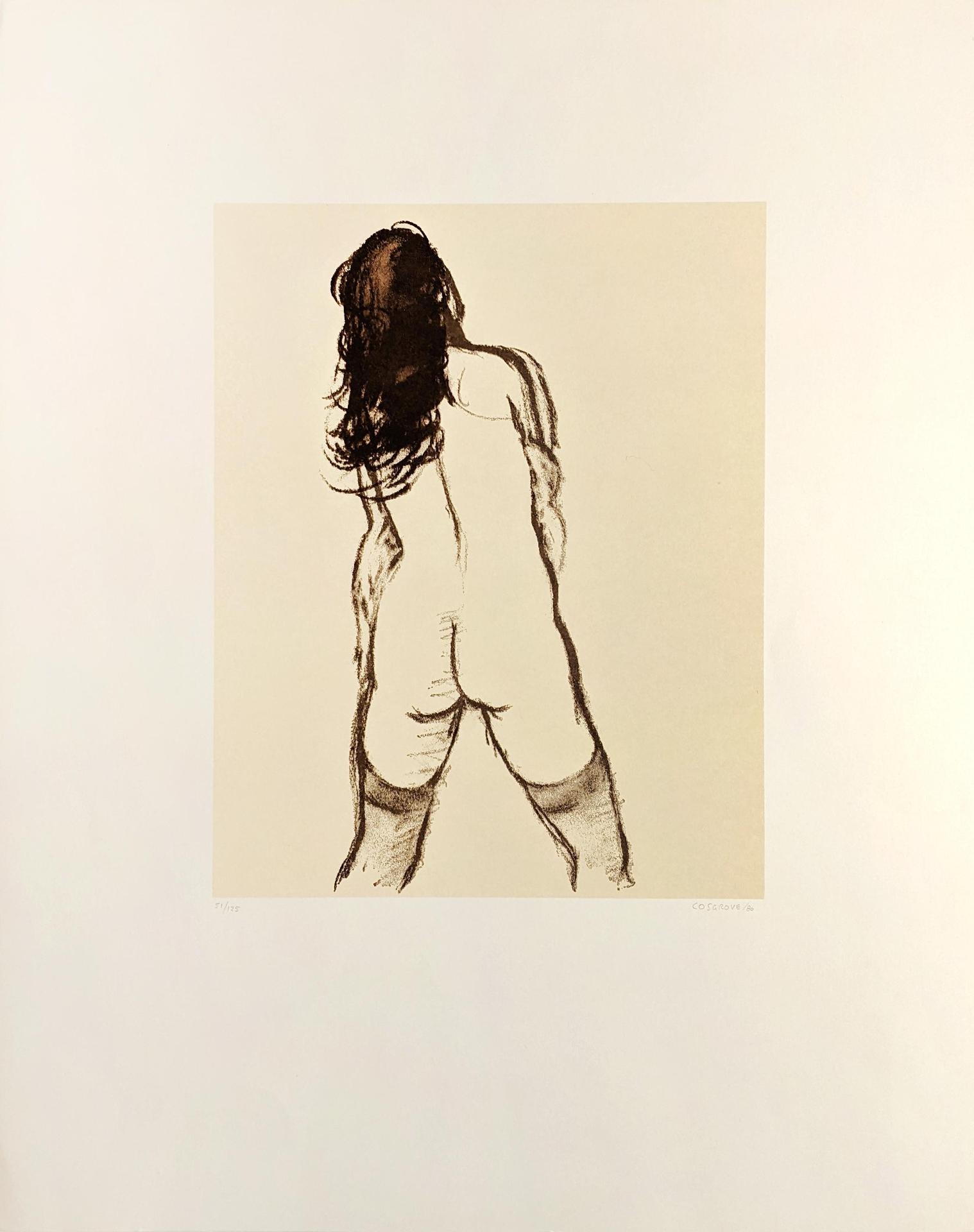 Stanley Morel Cosgrove (1911-2002) - Nue aux bas noirs, 1980