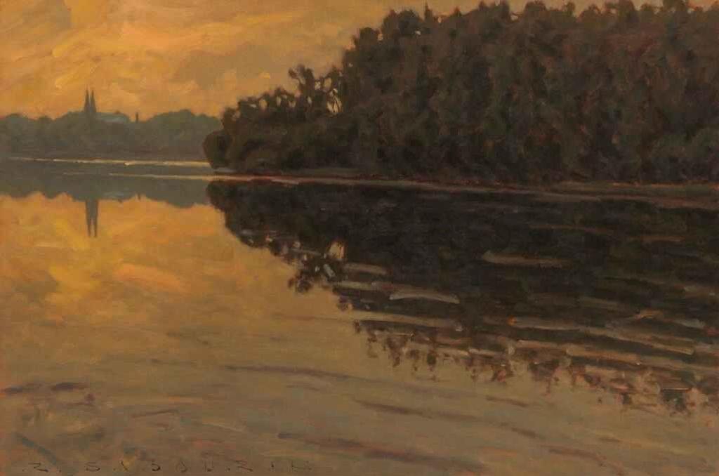 Réal Sabourin (1950) - Avant L'aube  (St. Dennis sur Richelieu) (2004)