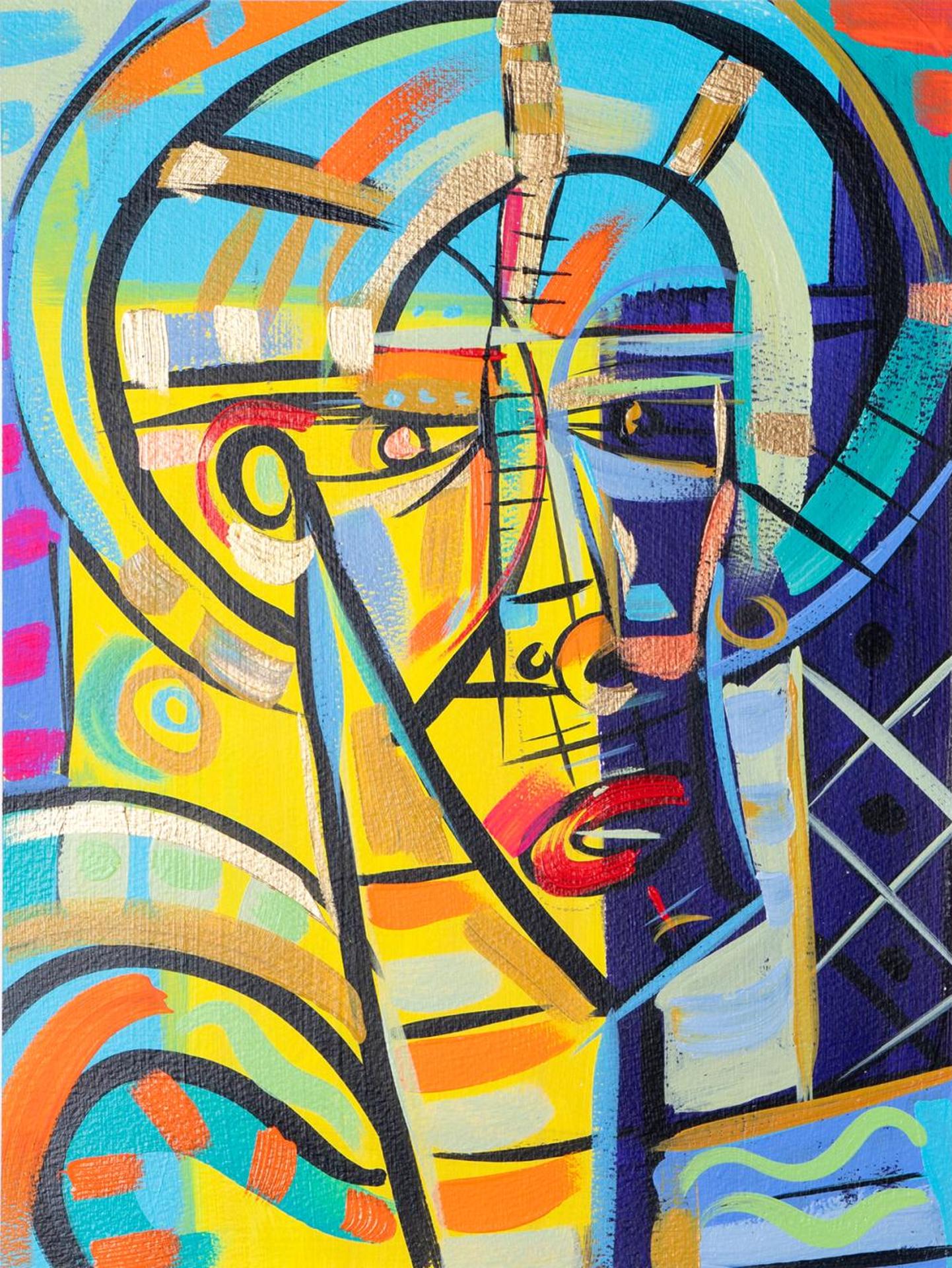 Shawn Skeir (1965) - Untitled - Yellow Portrait