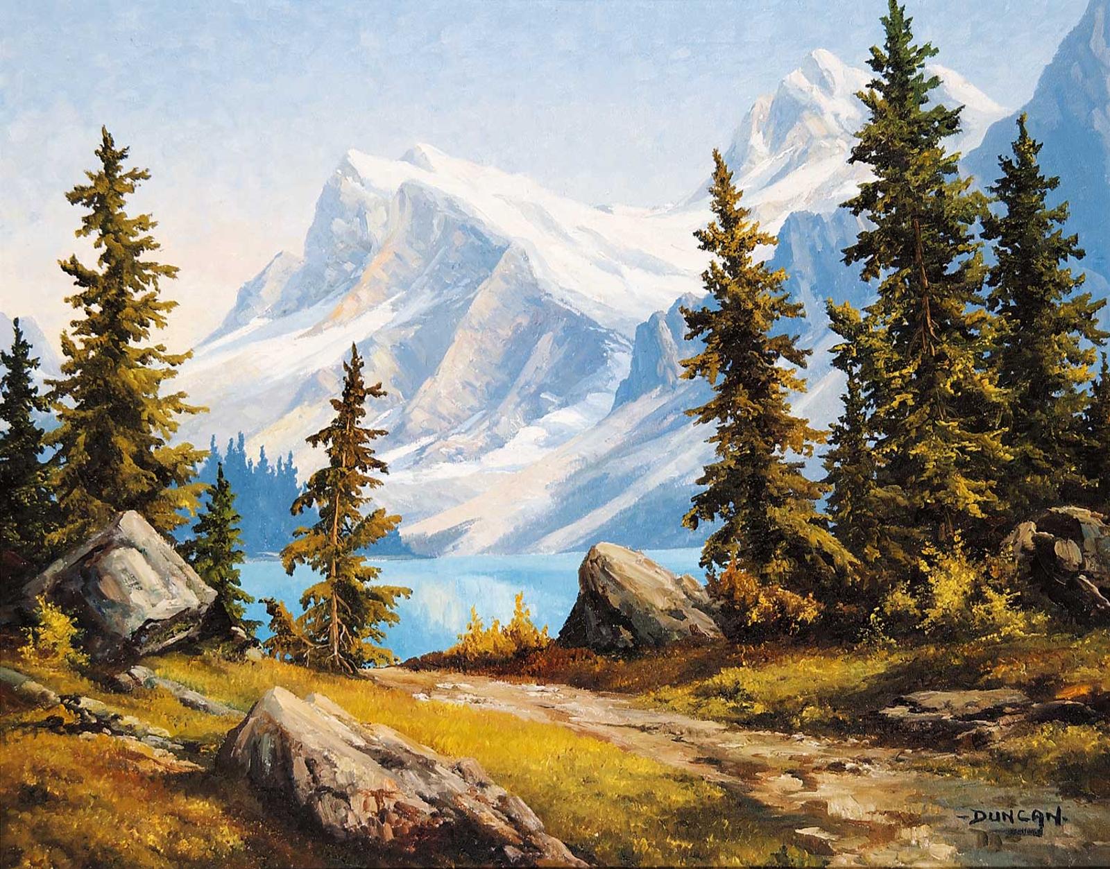 Duncan Mackinnon Crockford (1922-1991) - Spring Time, Bow Lake