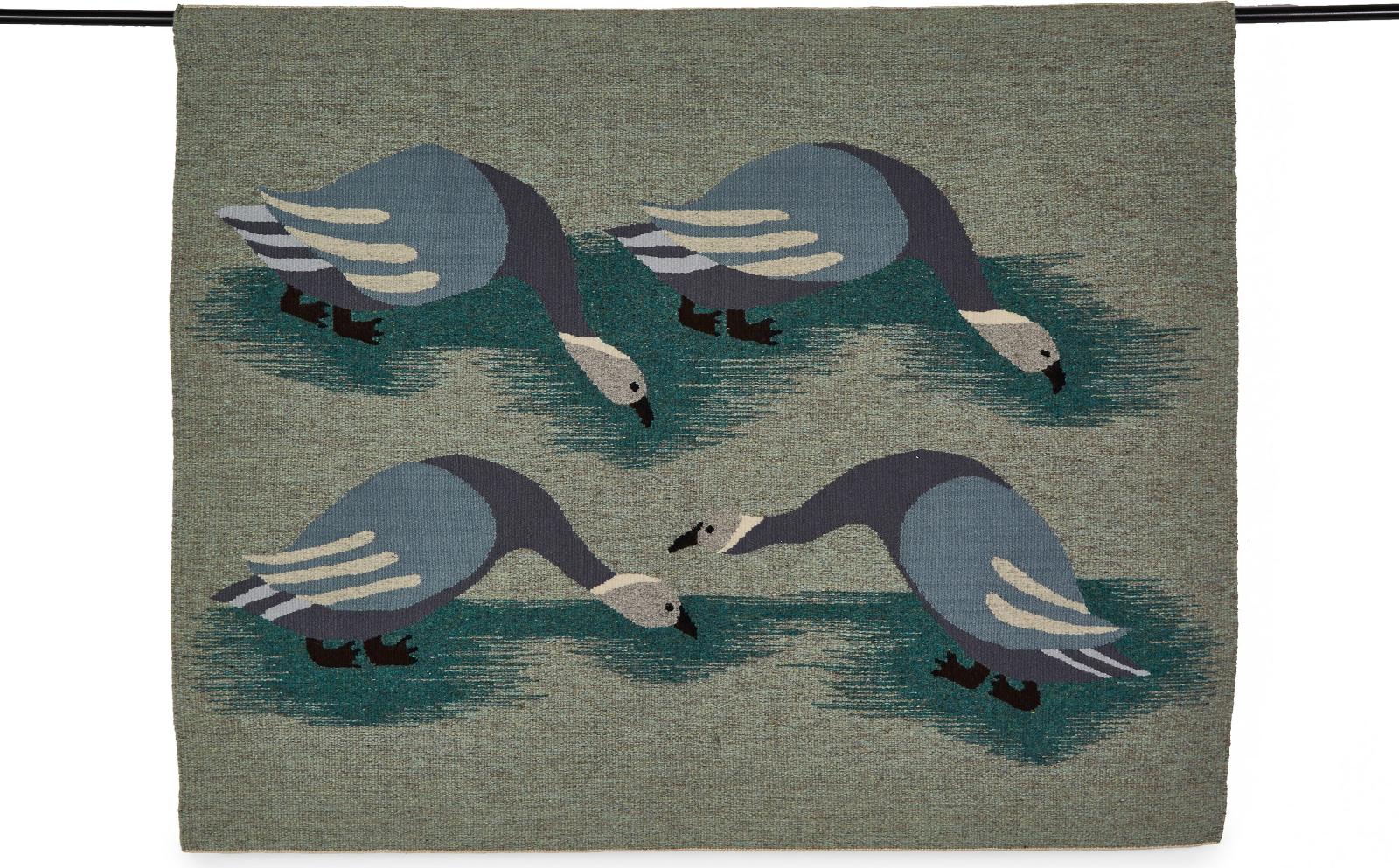 Annie Kilabuk (1932-2005) - Feeding Geese