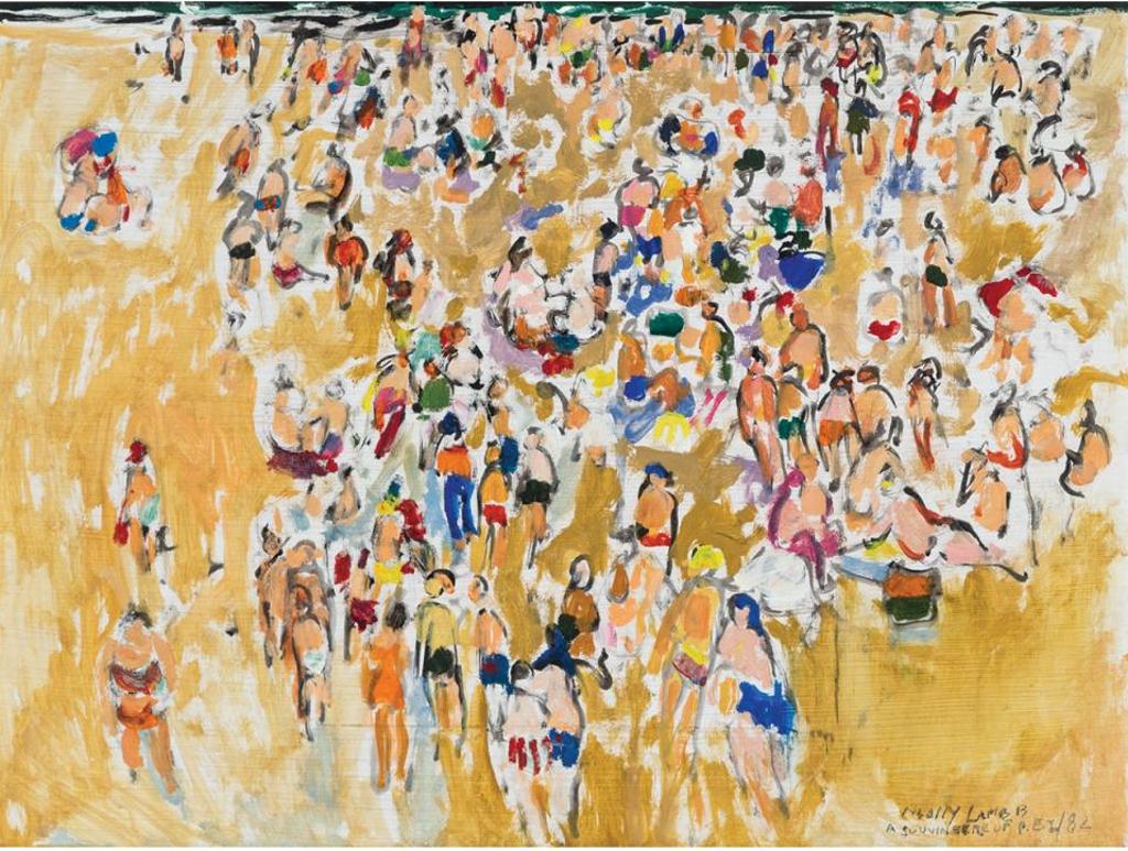 Molly Joan Lamb Bobak (1922-2014) - Souvenir Of Pei, 1982