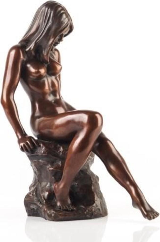 Ronald Cameron (1930-2013) - Girl on Rock