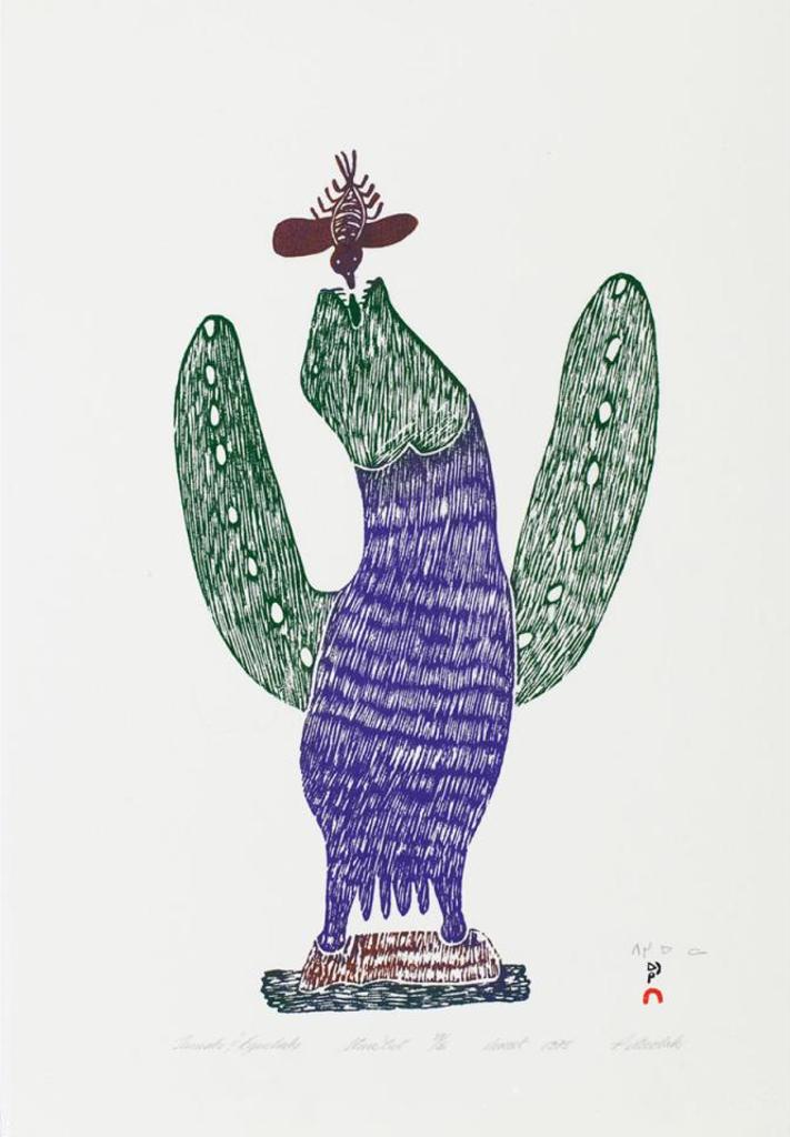 Pitseolak Ashoona (1904-1983) - Timiak And Equchak