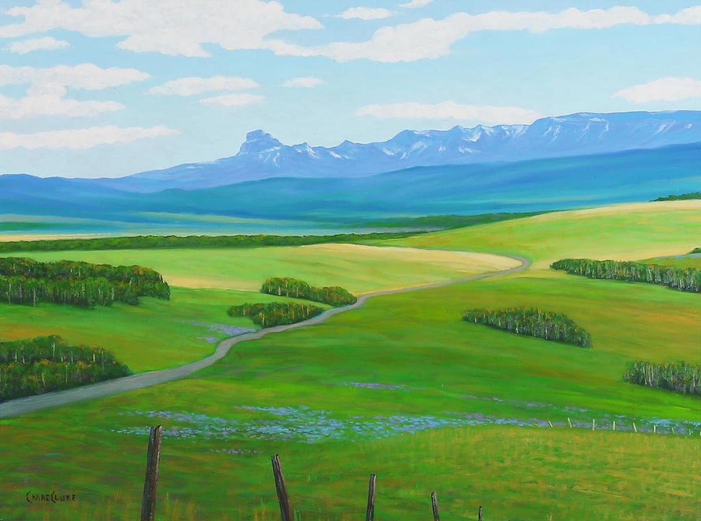 Chris MacClure (1943) - Heading To Waterton; 2014