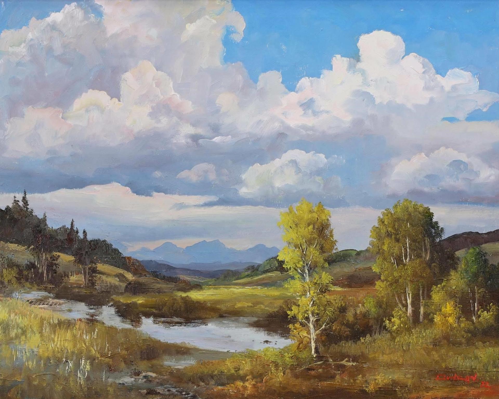 Duncan Mackinnon Crockford (1922-1991) - Storm In The Foothills, Dewinton, Alberta; 1972