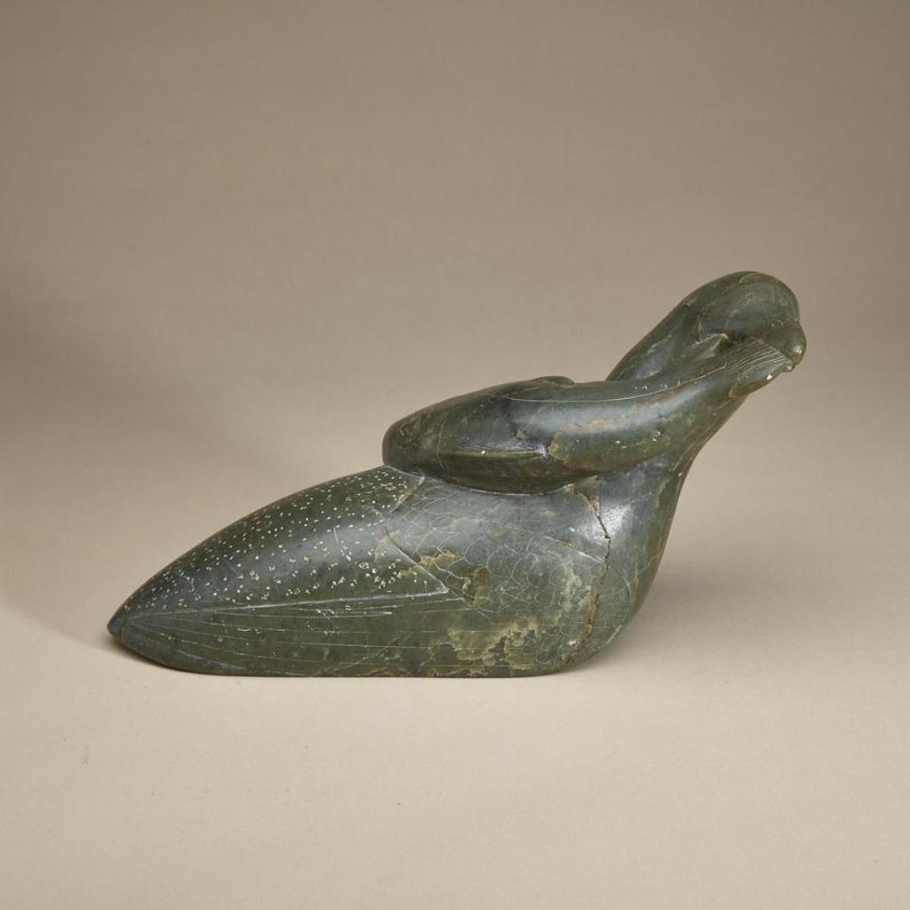 Simon Mukimuk (1939) - Loon Eating A Fish