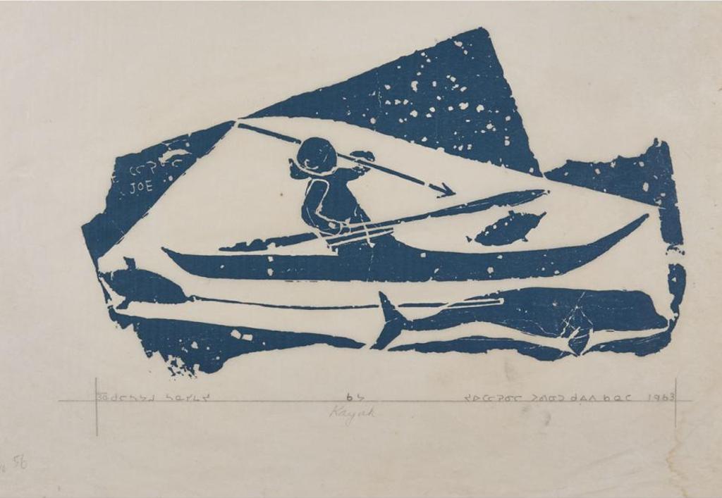 Joe Talirunili (1893-1976) - Kayak
