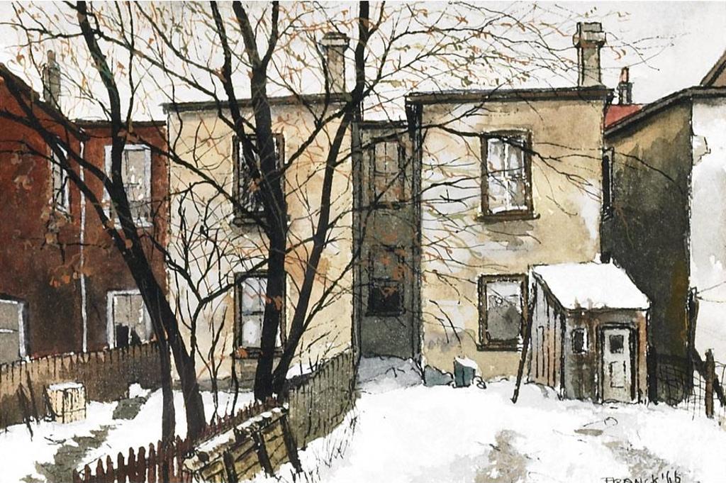 Albert Jacques Franck (1899-1973) - Behind Massey Street
