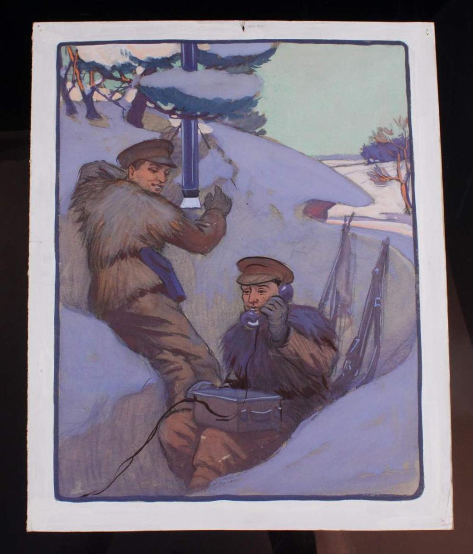 William George Storm Storm (1882-1917) - Soldiers on the Front Line