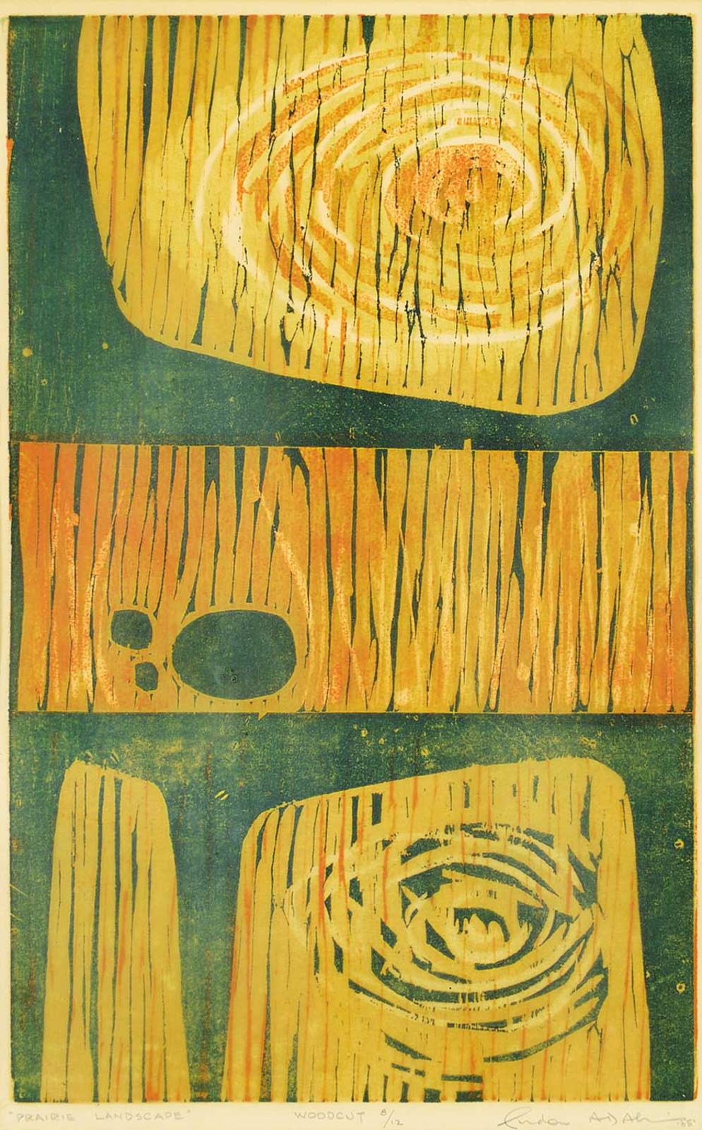 Gordon Adaskin (1931-2001) - Prairie Landscape  #8/12