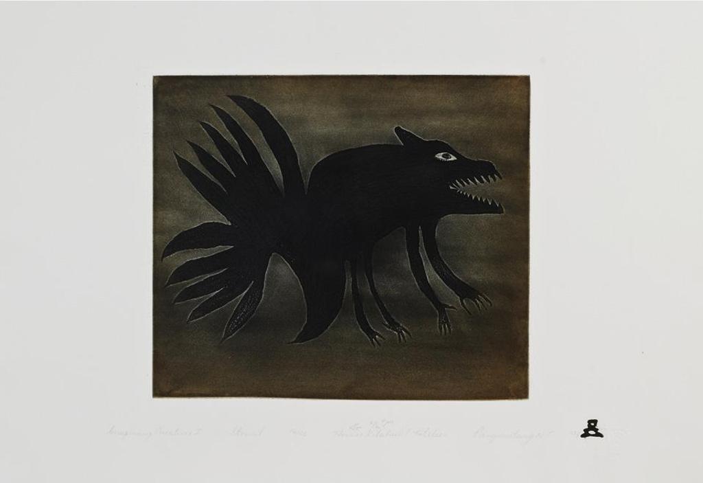 Annie Kilabuk (1932-2005) - Imaginary Creature I; Imaginary Creature Ii