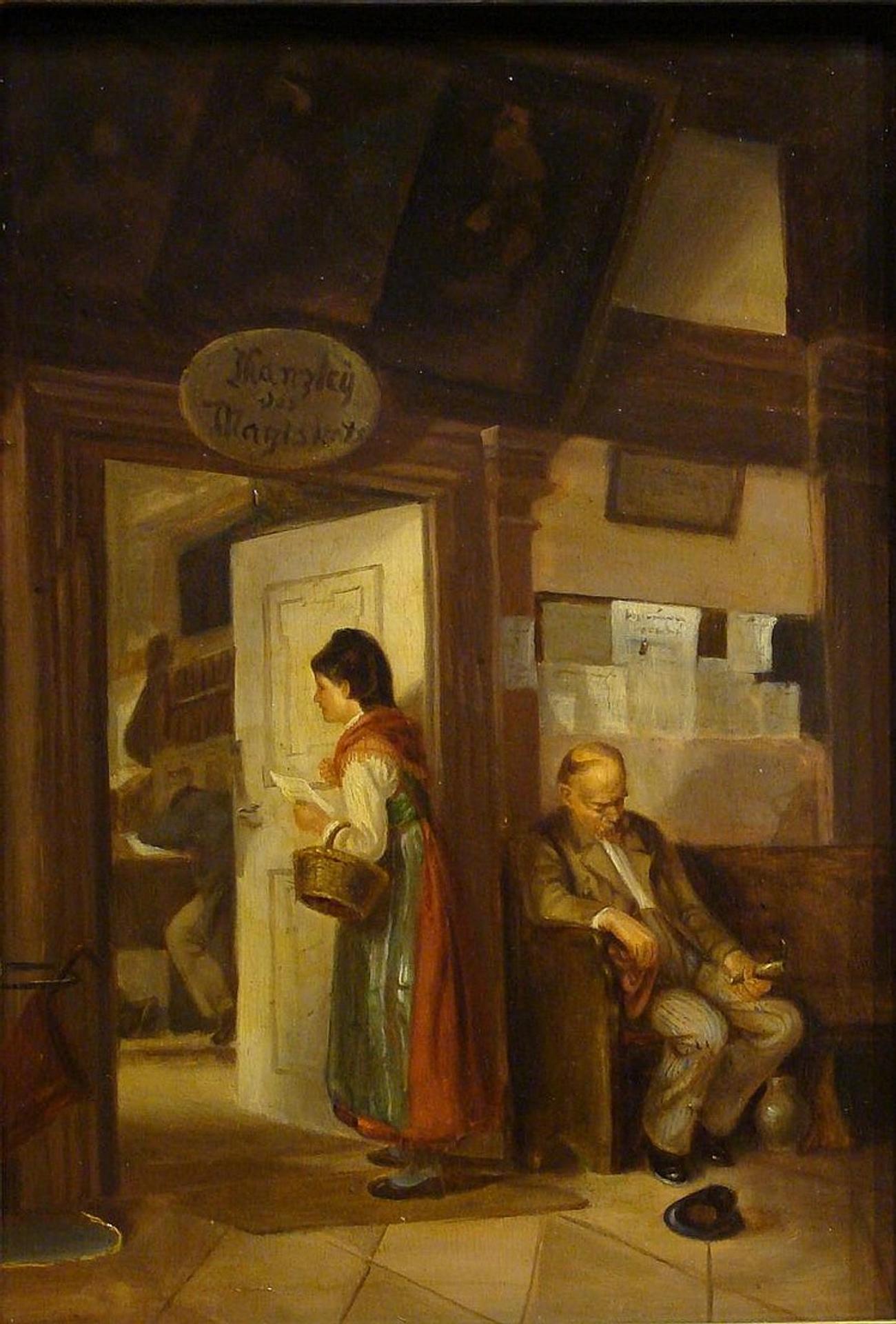 Hermann Kauffman (1873-1953) - THE MAGISTRATE'S OFFICE
