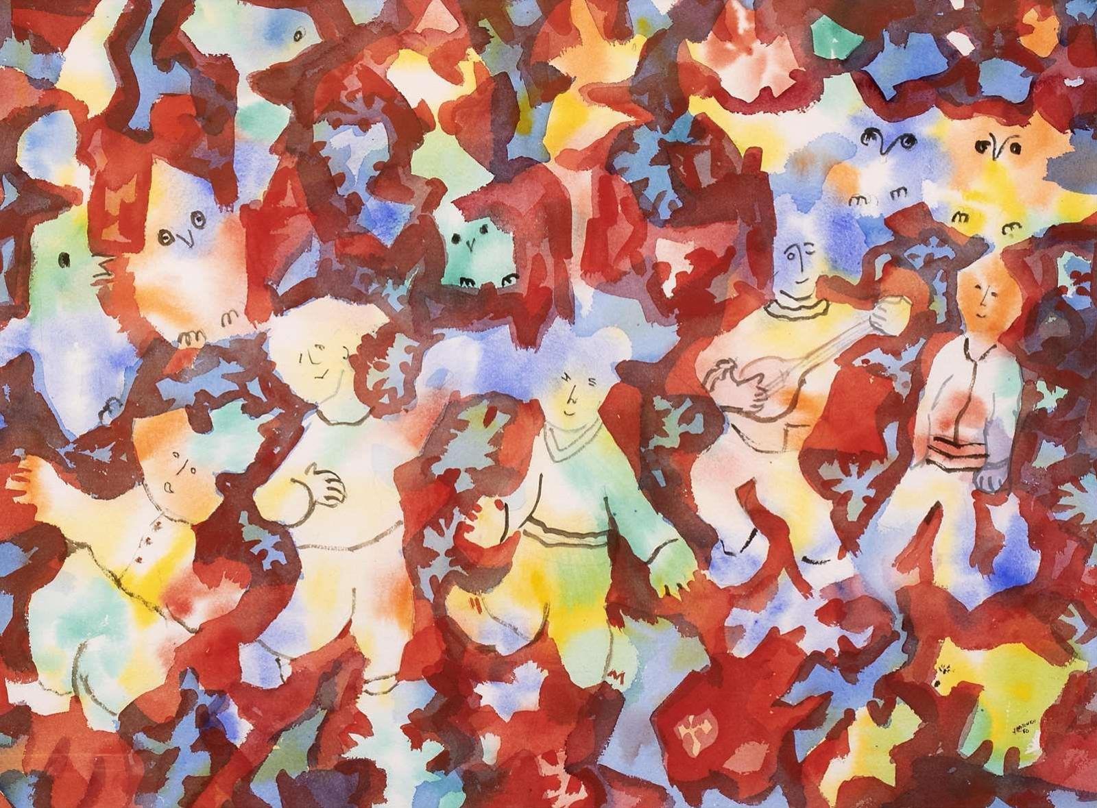Janet Mitchell (1915-1998) - Whos Ever Heard Of The Rolling Stones; 1980