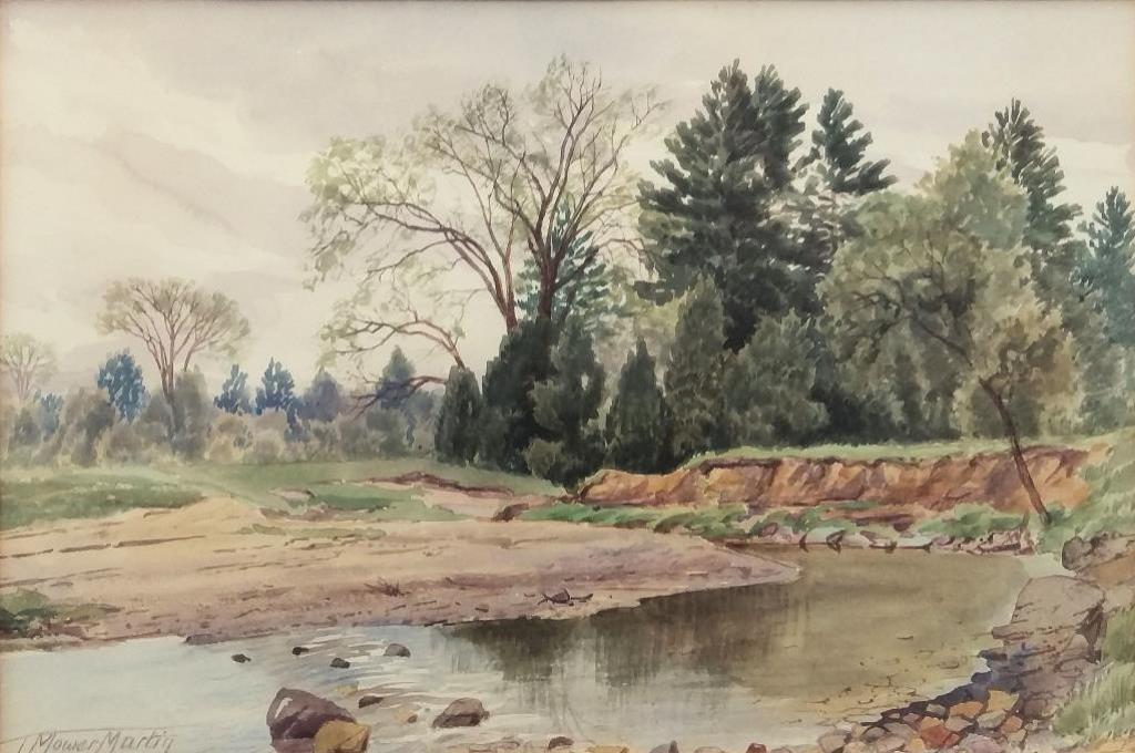 Thomas Mower Martin (1838-1934) - A Bend in the River