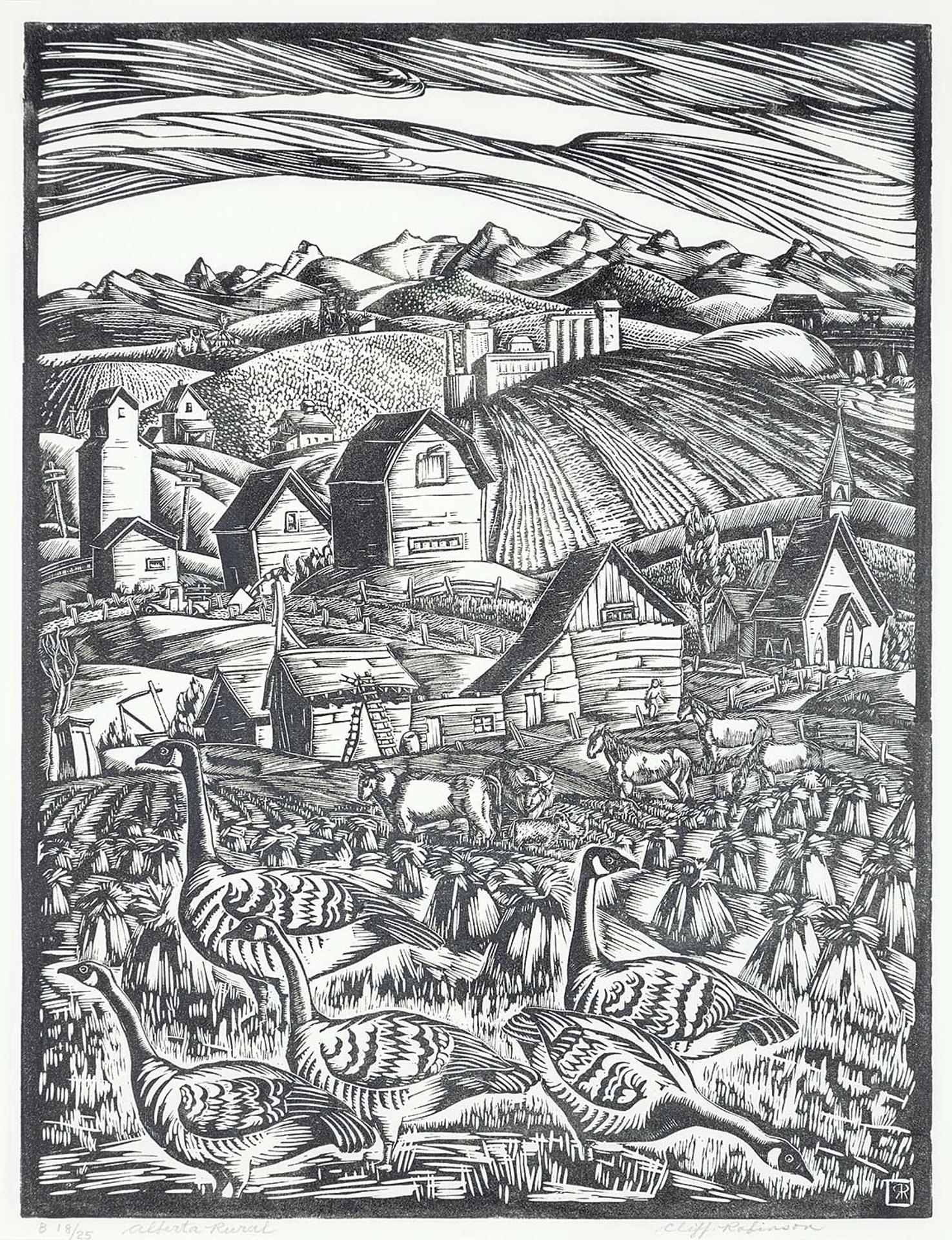 Clifford Foard Cliff Robinson (1916-1992) - Alberta Rural #18/25