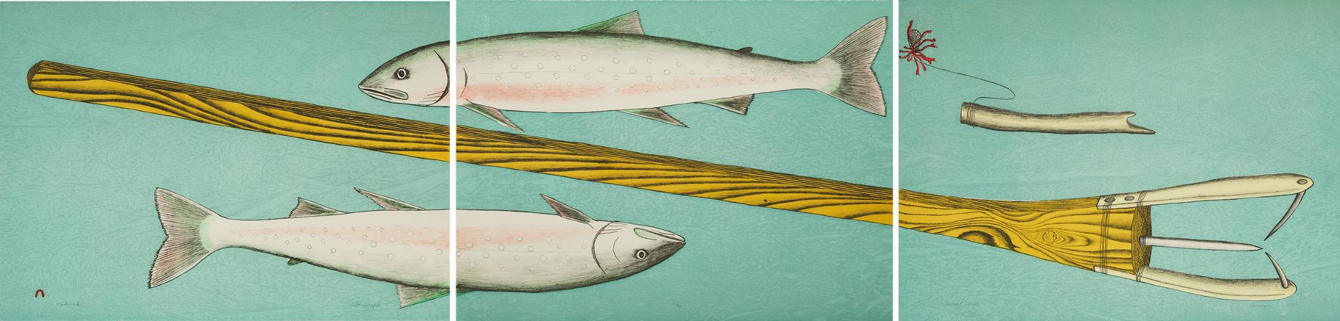 Annago (Arnaqu) Ashevak (1956-2009) - Kakivak, 2001