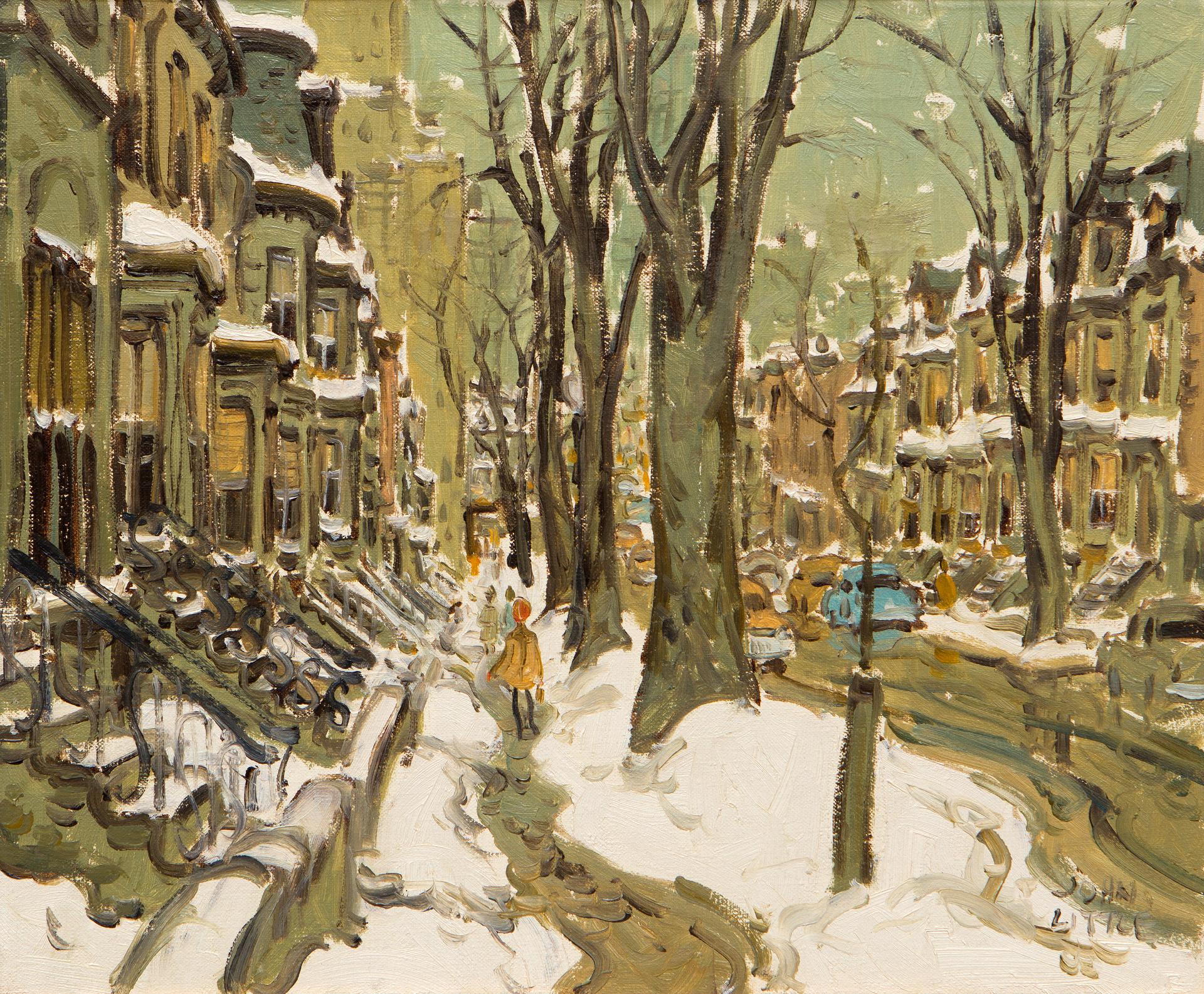 John Geoffrey Caruthers Little (1928-2024) - Rue Peel, Montréal, 1962