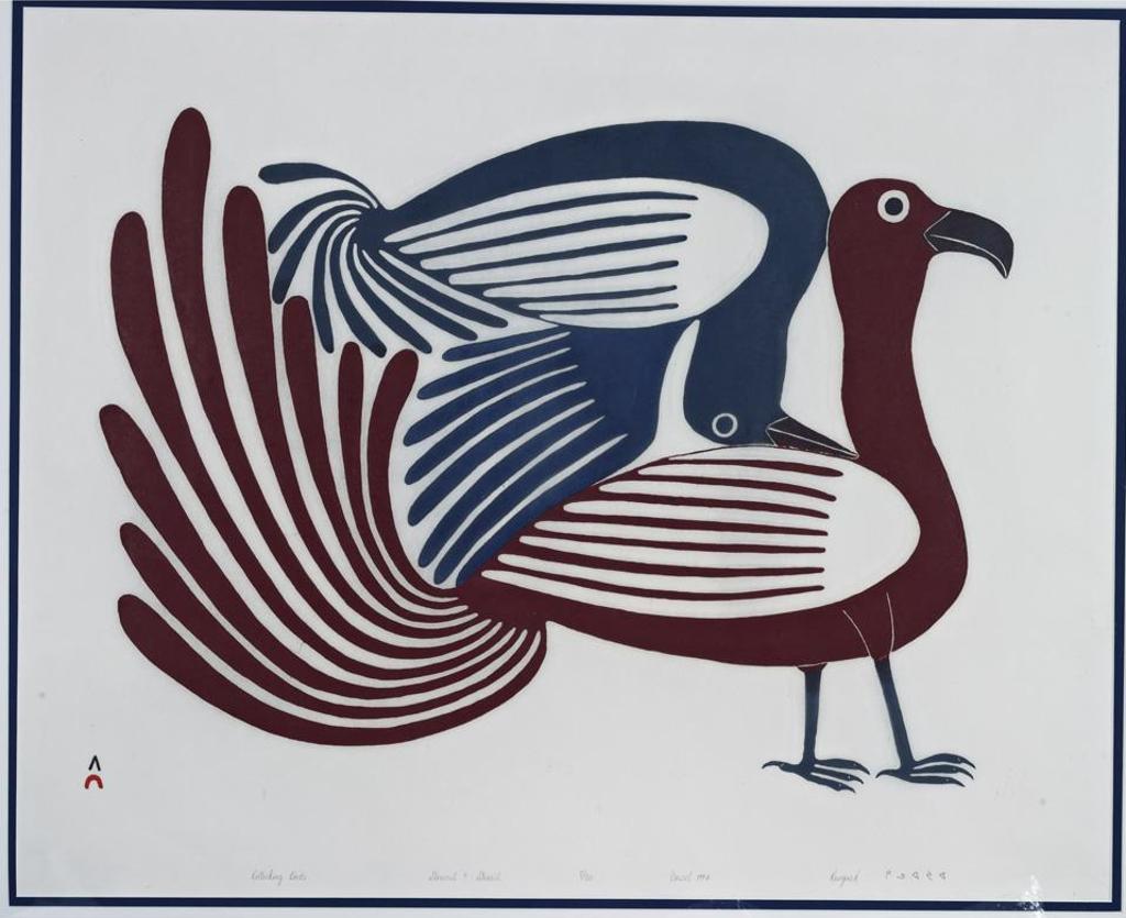 Kenojuak Ashevak (1927-2013) - Rollicking Birds