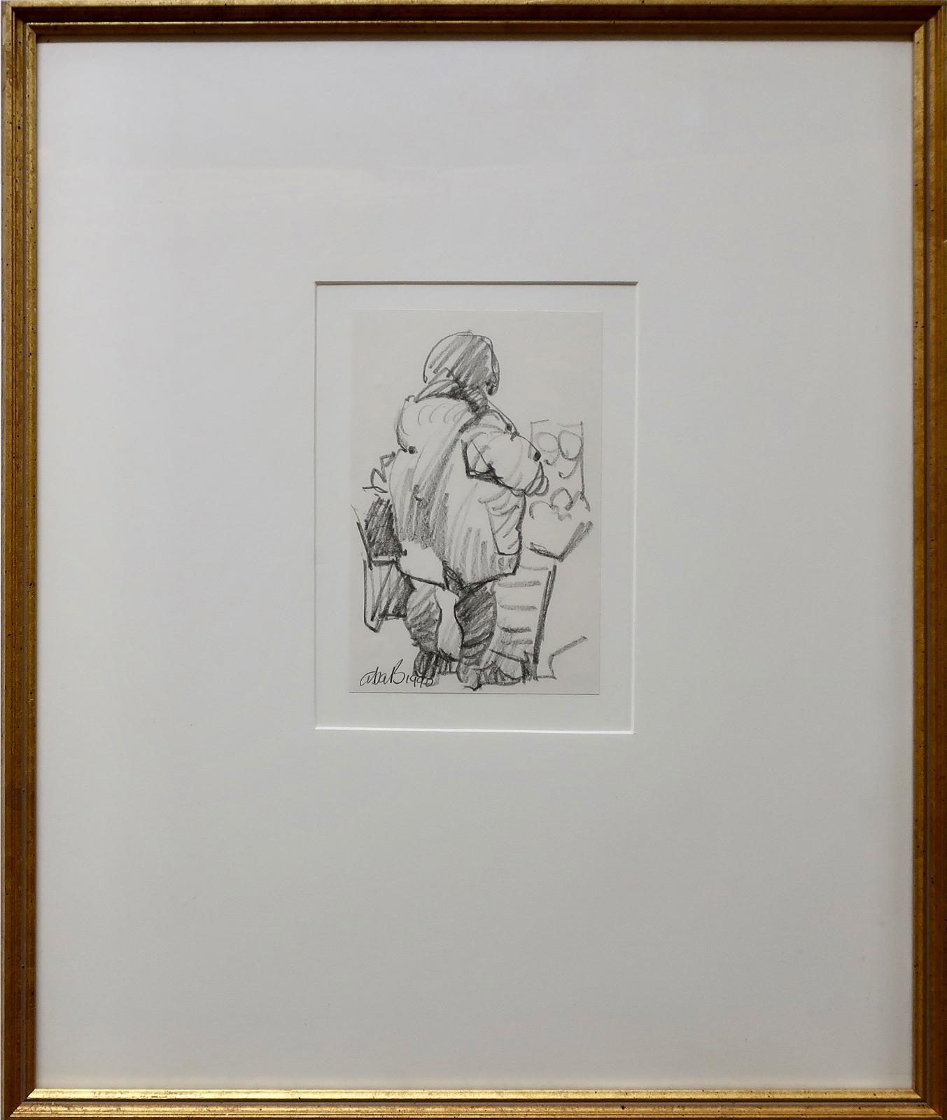 Aba Bayefsky (1923-2001) - Untitled (At The Market)