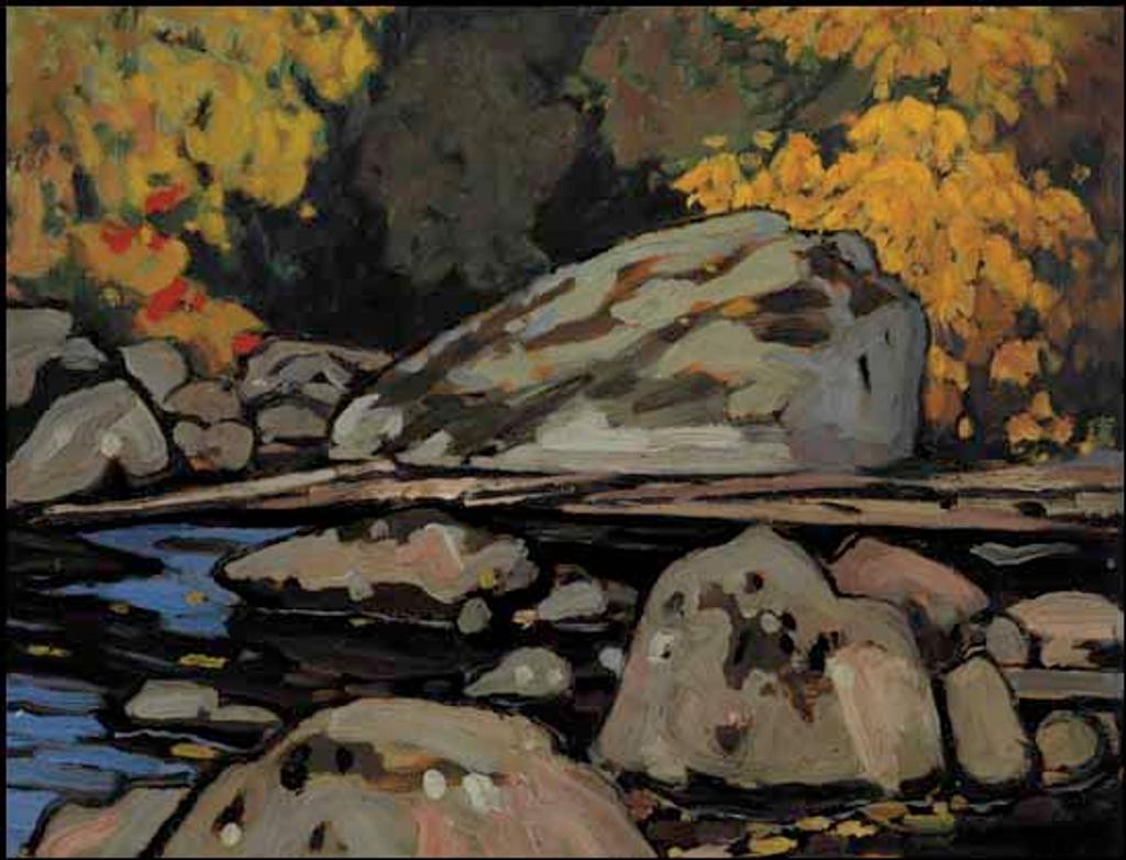 Lawren Stewart Harris (1885-1970) - Brook, Algoma - Algoma Sketch CXXVII