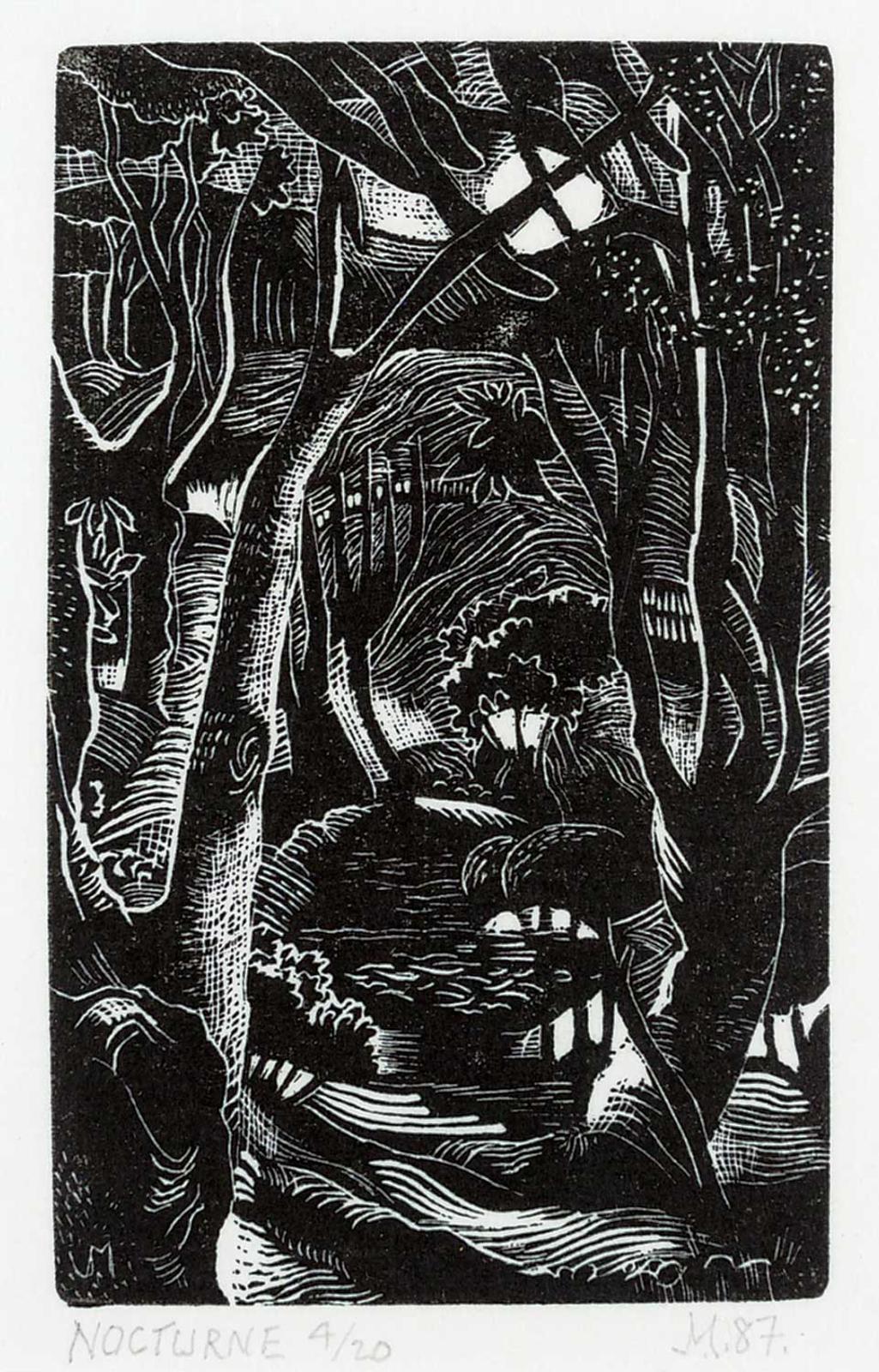 James Ian MacDougall (1936) - Nocturne #4/20