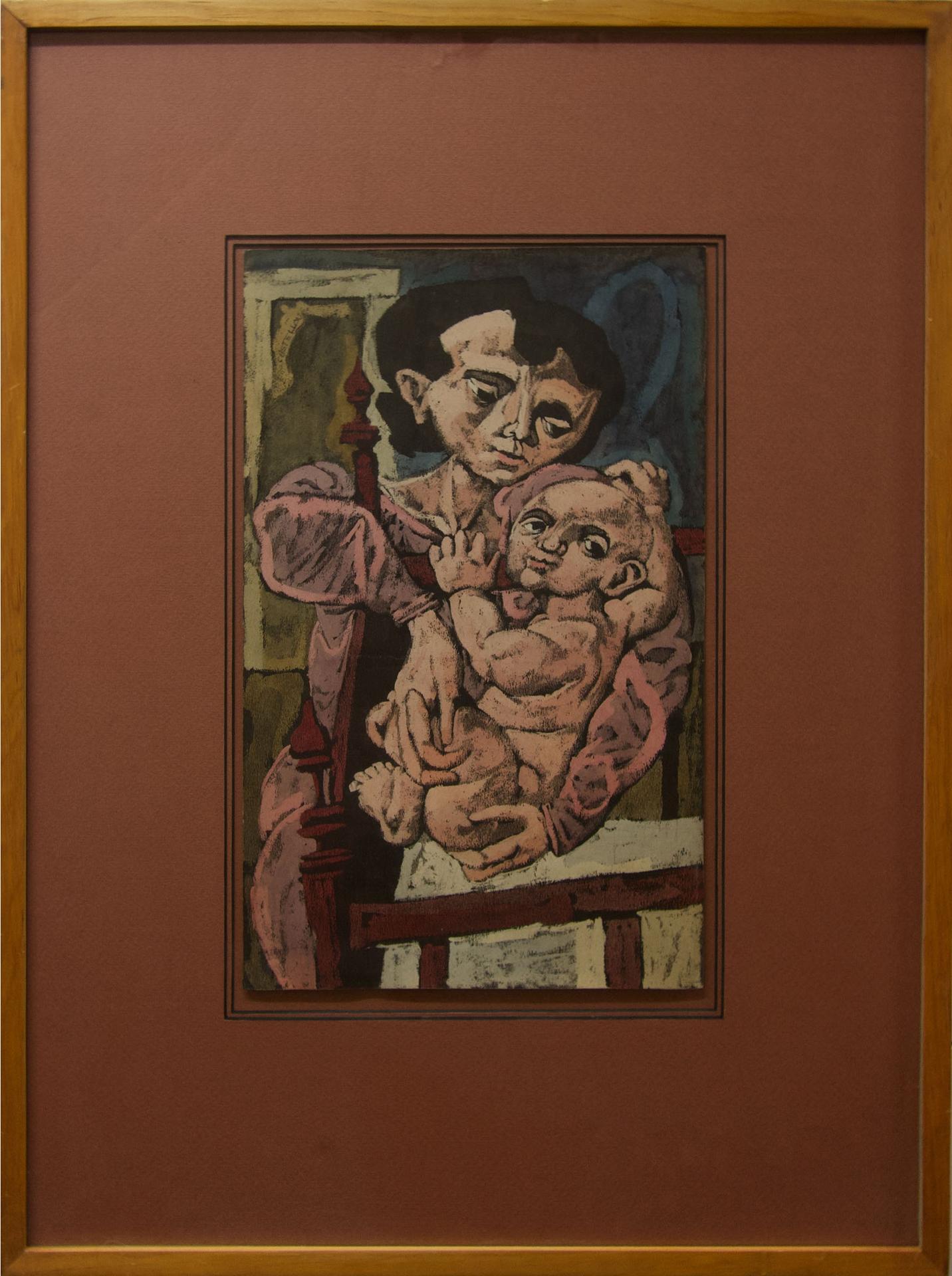Federico Castellón - Mother And Child, Circa 1935
