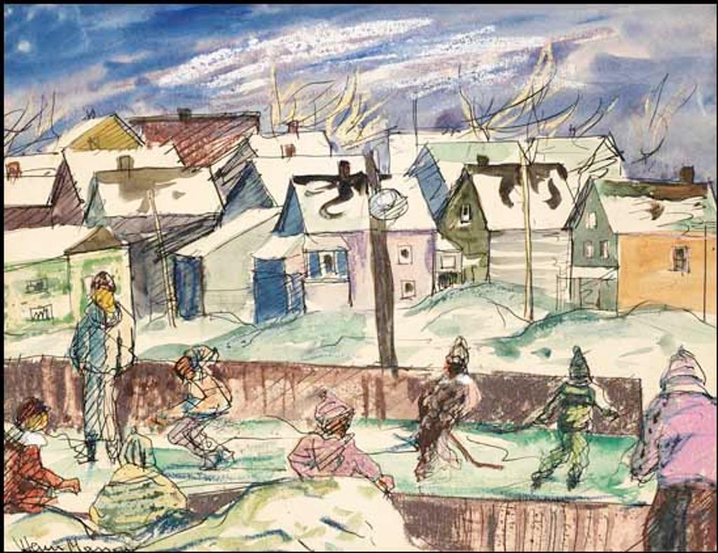 Henri Leopold Masson (1907-1996) - Patineurs