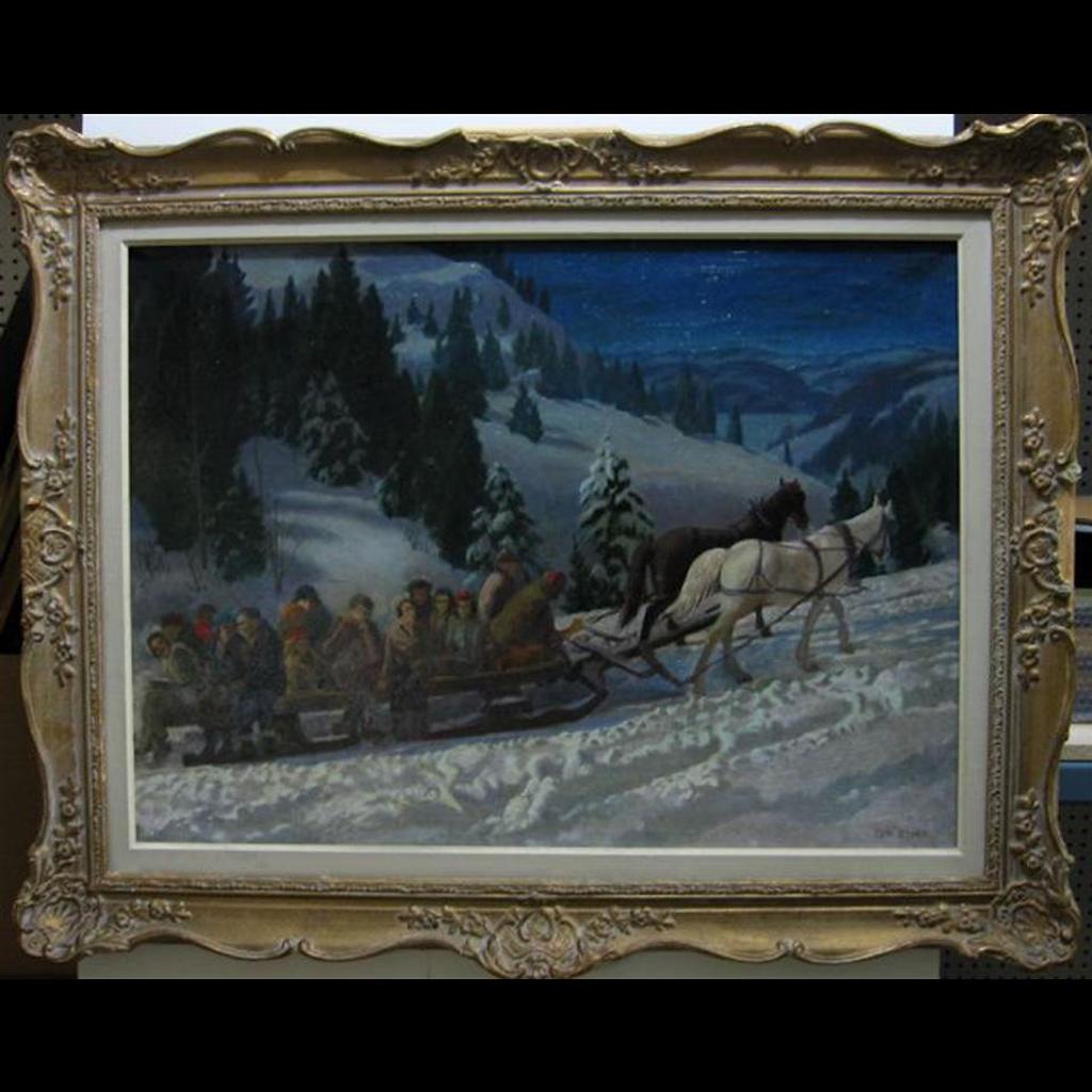 Thomas Albert Stone (1897-1978) - Moonlight Sleigh Ride