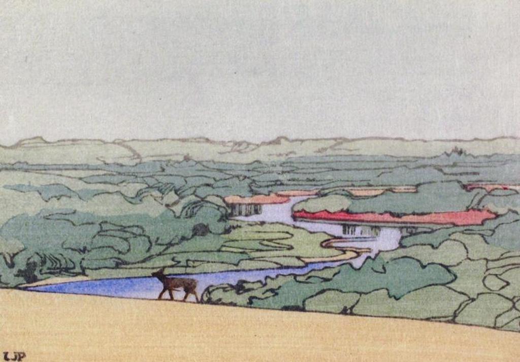 Walter Joseph (W.J.) Phillips (1884-1963) - Assiniboine River From Big Springs (Manitoba Landscape); 1929