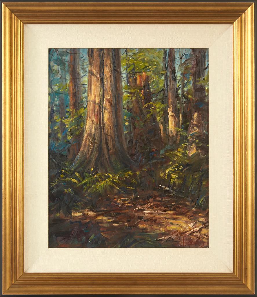 Daniel J. Izzard (1923-2007) - Sun Patches, Stanley Park, Vancouver B.C.