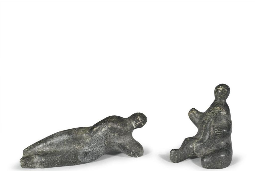 Panikotuapik Edward Kabluitok (1952) - A Pair Of Figures