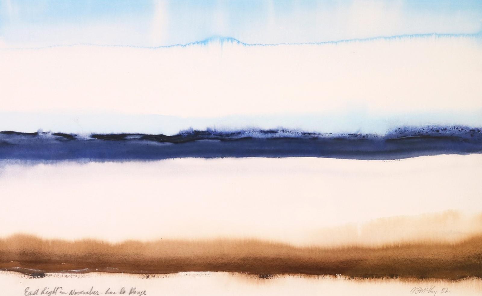 Arthur Fortescue (Art) McKay (1926-2000) - East Light In November, Lac La Ronge; 1982