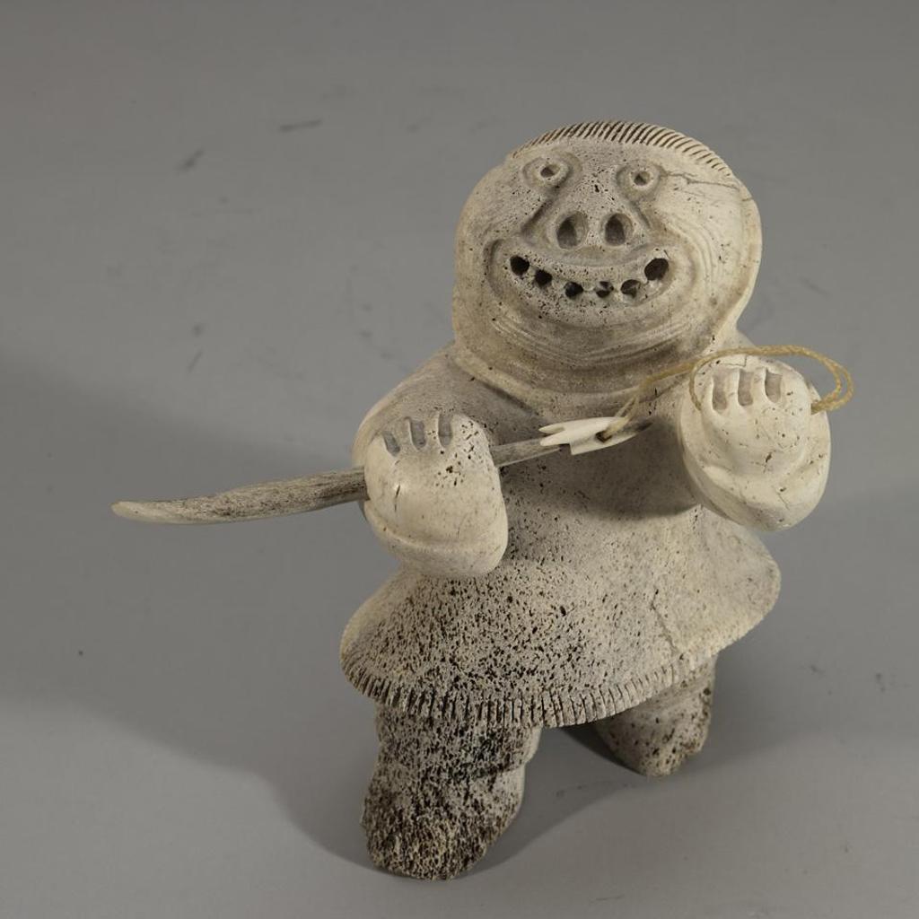 Judas Ullulaq (1937-1998) - Fisherman With Lure